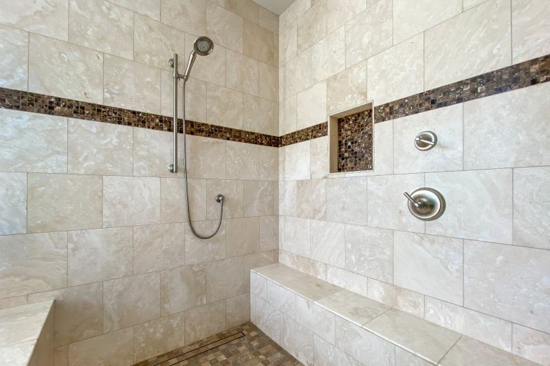 Corner Shower with Seating